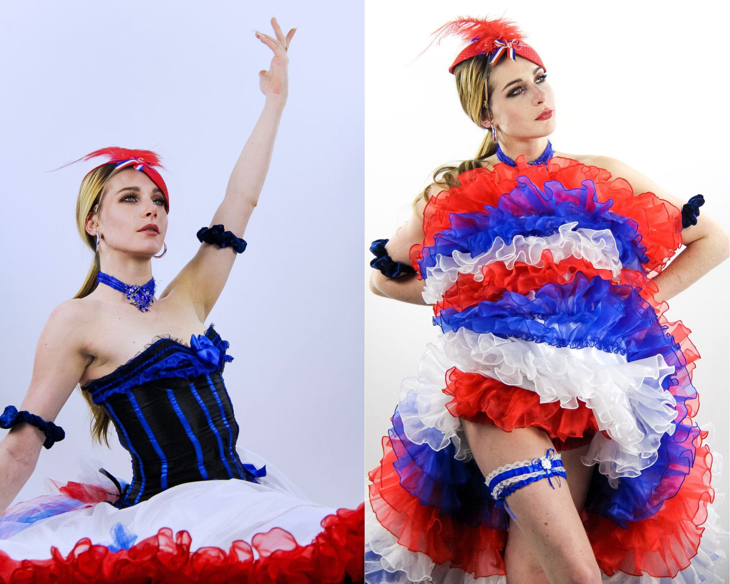 Photo montage d'une danseuse de cabaret de l'agence NA Events. 